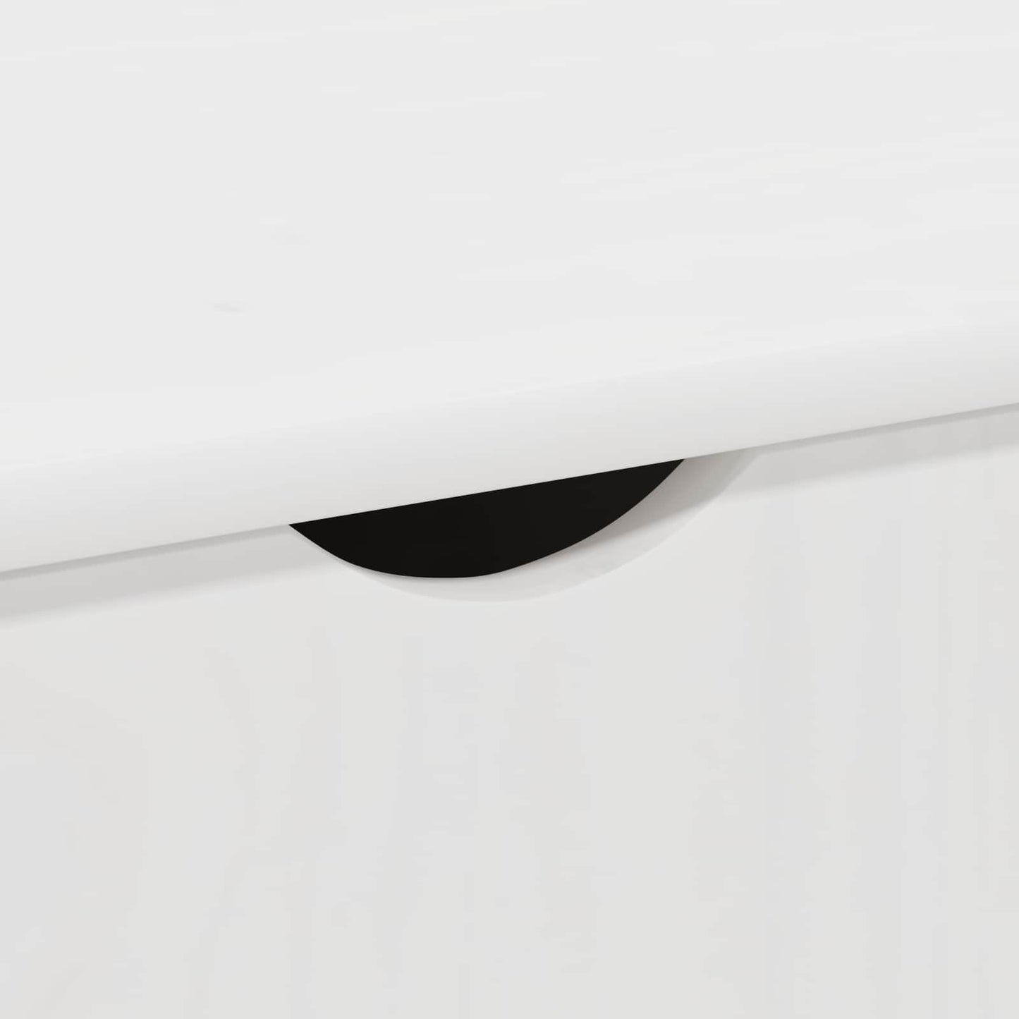 Rolling Cabinet White 100 x 39 x 65.5 cm Solid Pine Wood