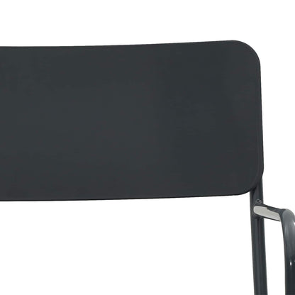 Garden Chairs 2 pcs Anthracite Steel
