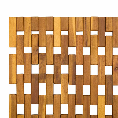 Bath Mats Natural 55 x 80 cm Solid Acacia Wood