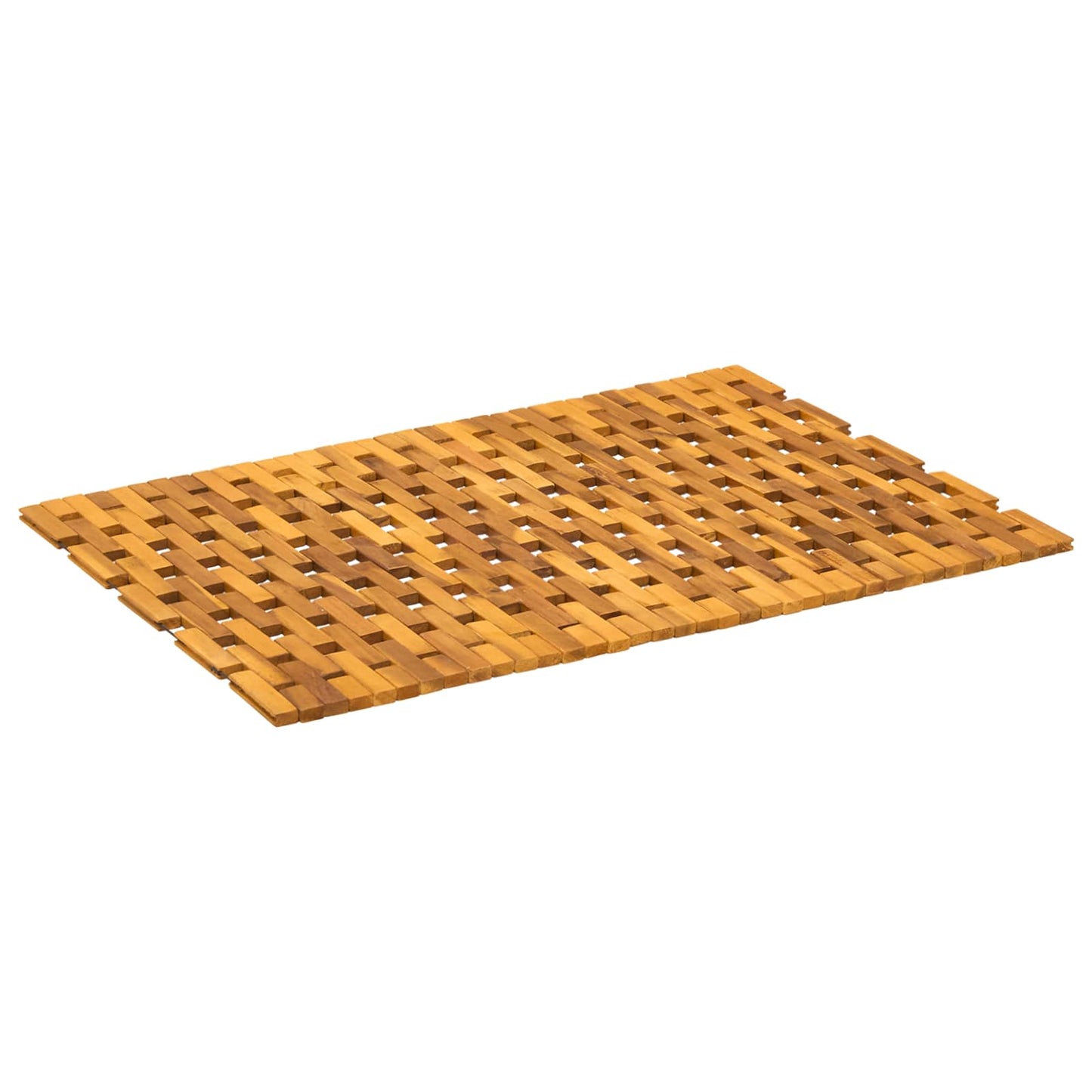 Bath Mats Natural 55 x 80 cm Solid Acacia Wood