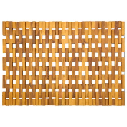 Bath Mats Natural 55 x 80 cm Solid Acacia Wood
