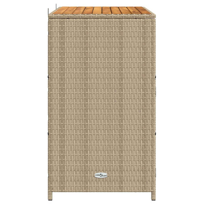 Cabinet Beige 70 x 50 x 87 cm Polyester and Roly Ratten