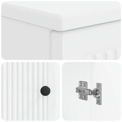 Bathroom Sink Cabinet UTRECHT White 59.5 x 31.5x 59 cm