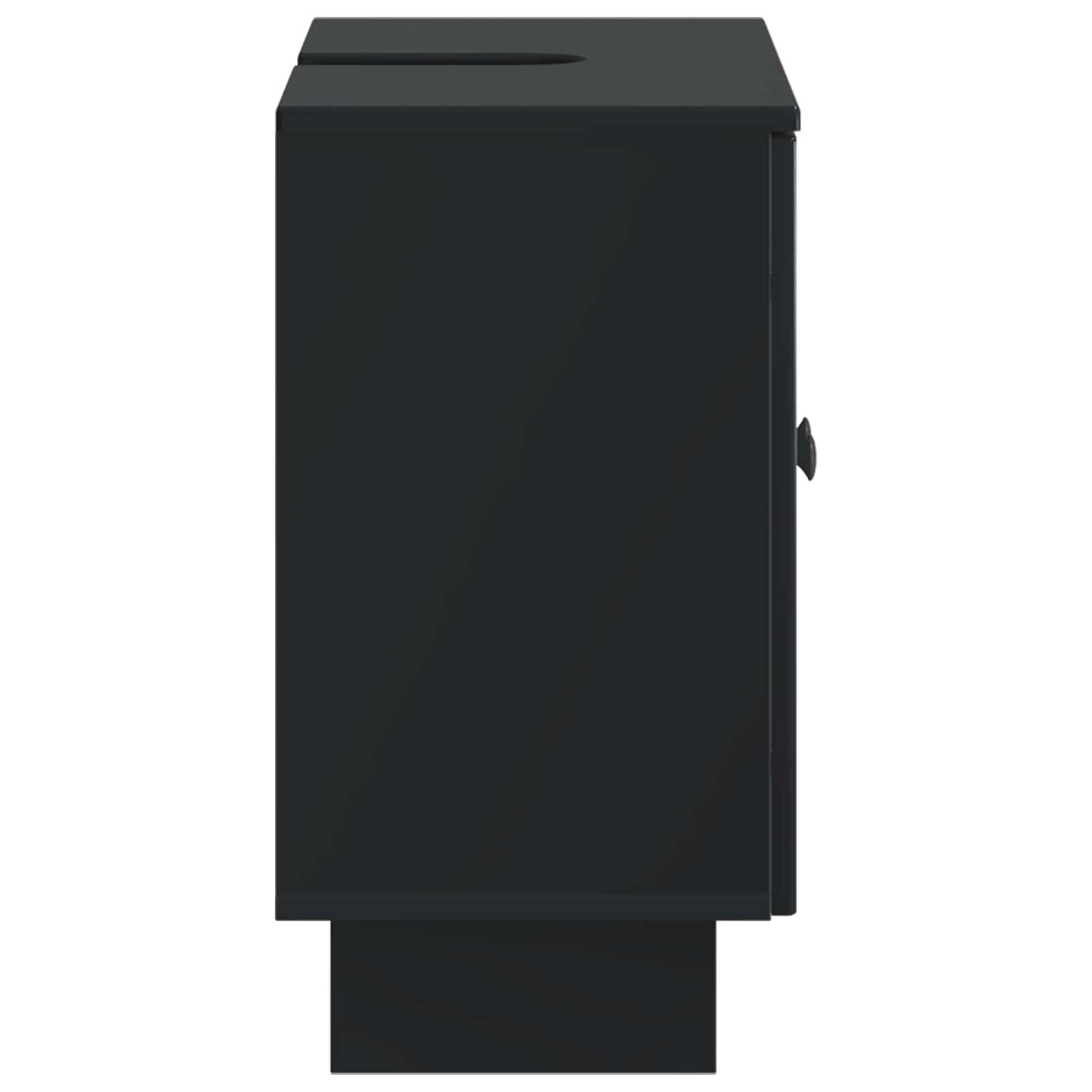 Bathroom Sink Cabinet EDE Black 59.5 x 31.5x 59 cm