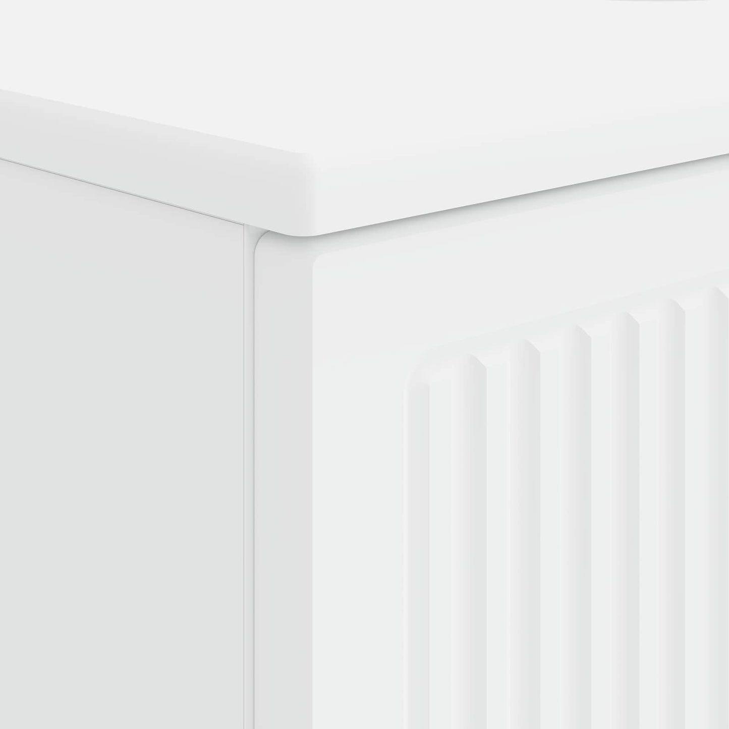 Bathroom Sink Cabinet EDE White 82 x 41x 59 cm Engineered Wood