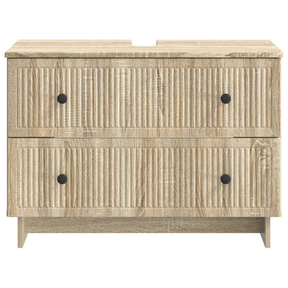 Bathroom Sink Cabinet EDE Sonoma Oak 82 x 41x 59 cm