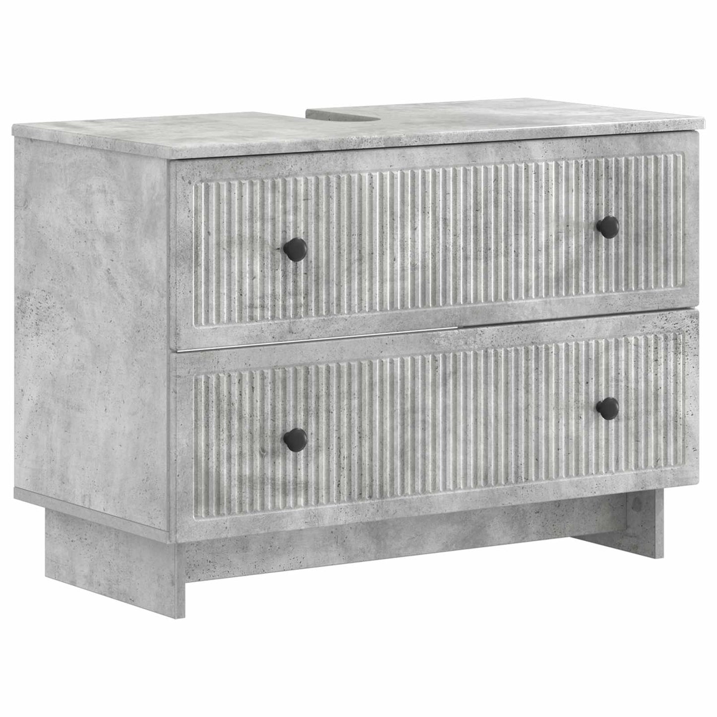 Bathroom Sink Cabinet EDE Concrete Grey 82 x 41x 59 cm