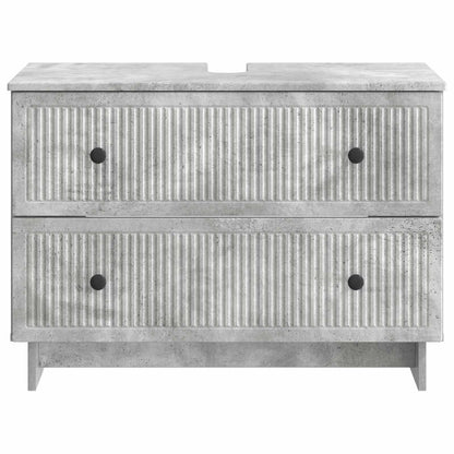 Bathroom Sink Cabinet EDE Concrete Grey 82 x 41x 59 cm