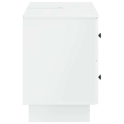 Bathroom Sink Cabinet EDE High Gloss White 82 x 41x 59 cm