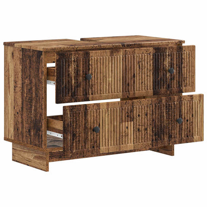 Bathroom Sink Cabinet EDE Old Wood 82 x 41x 59 cm