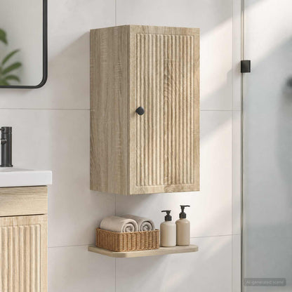 Bathroom Wall Cabinet EDE Sonoma Oak 30 x 31 x 59 cm