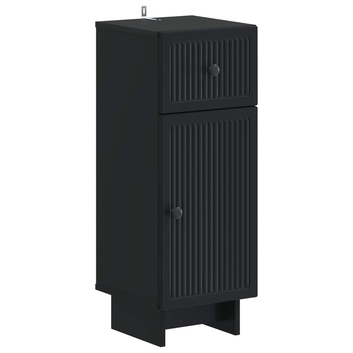 Bathroom Storage Cainet EDE Black 30 x 31 x 80 cm