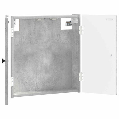 Dartboard Cabinet EDE Concrete Grey 52.5 x 10.5 x 53.5 cm