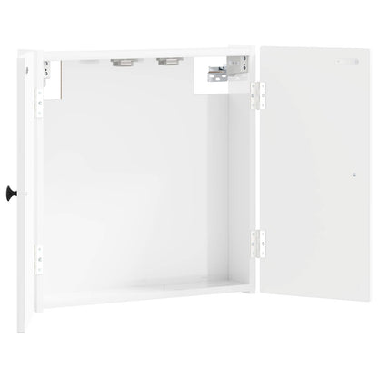 Dartboard Cabinet EDE High Gloss White 52.5 x 10.5 x 53.5 cm