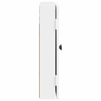 Dartboard Cabinet EDE High Gloss White 52.5 x 10.5 x 53.5 cm