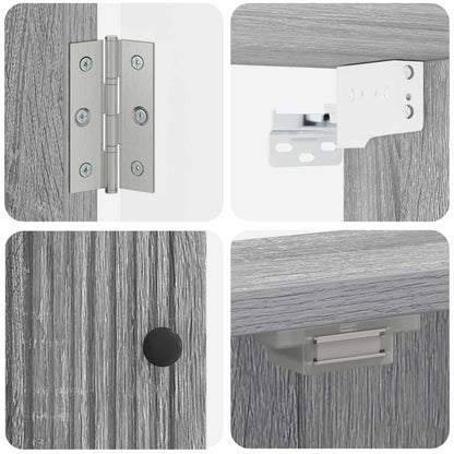 Dartboard Cabinet EDE Grey Sonoma 52.5 x 10.5 x 53.5 cm