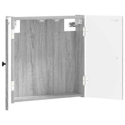 Dartboard Cabinet EDE Grey Sonoma 52.5 x 10.5 x 53.5 cm