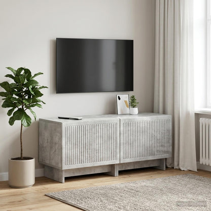TV Cabinet Concrete Grey Engineered Wood