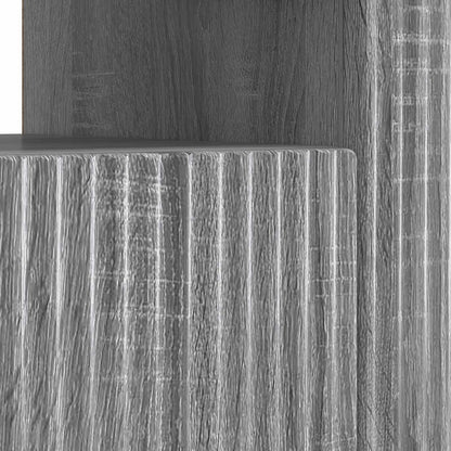 LED TV Cabinet Grey Sonoma Engineered Wood