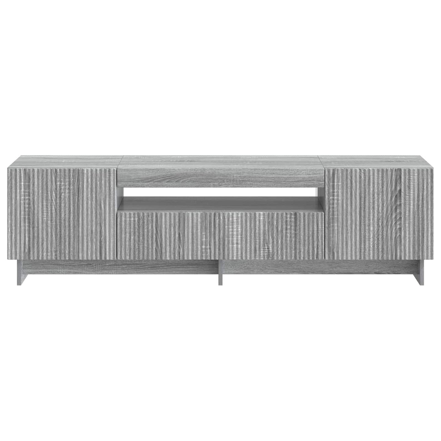 LED TV Cabinet Grey Sonoma Engineered Wood