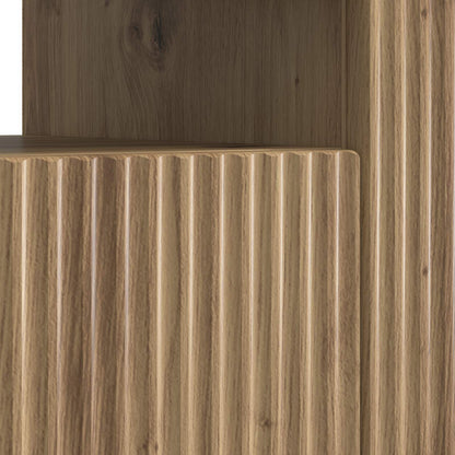 LED TV Cabinet Artisan Oak Engineered Wood