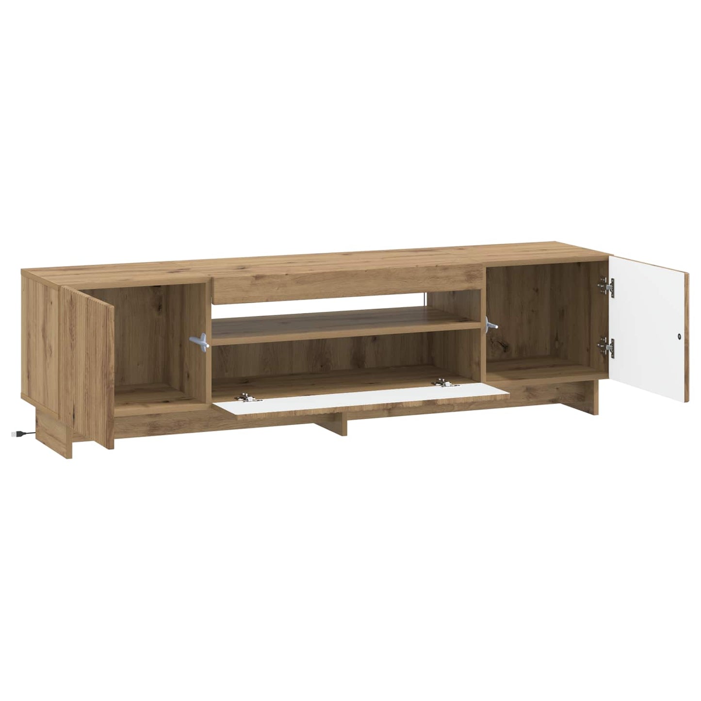 LED TV Cabinet Artisan Oak Engineered Wood