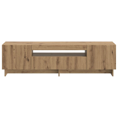LED TV Cabinet Artisan Oak Engineered Wood
