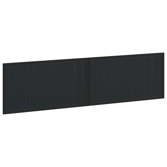 Wall-Mounted Headboard EDE Black Engineered Wood