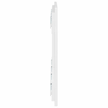 Wall-Mounted Headboard EDE High Gloss White Engineered Wood