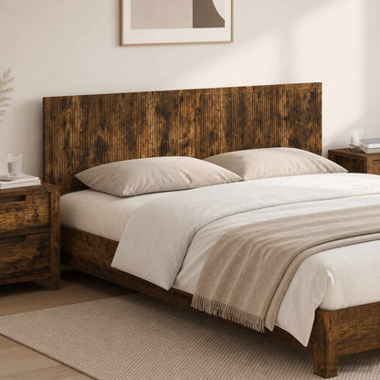 Wall-Mounted Headboard EDE Smoked Oak Engineered Wood