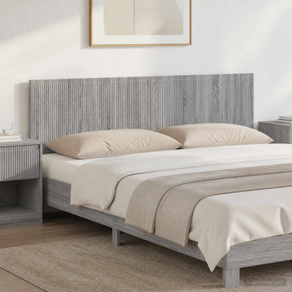 Wall-Mounted Headboard EDE Grey Sonoma Engineered Wood