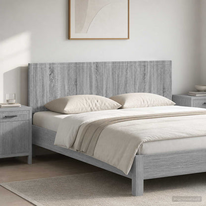 Wall-Mounted Headboard EDE Grey Sonoma Engineered Wood