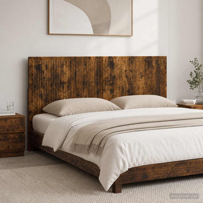 Wall-Mounted Headboard EDE Smoked Oak Engineered Wood