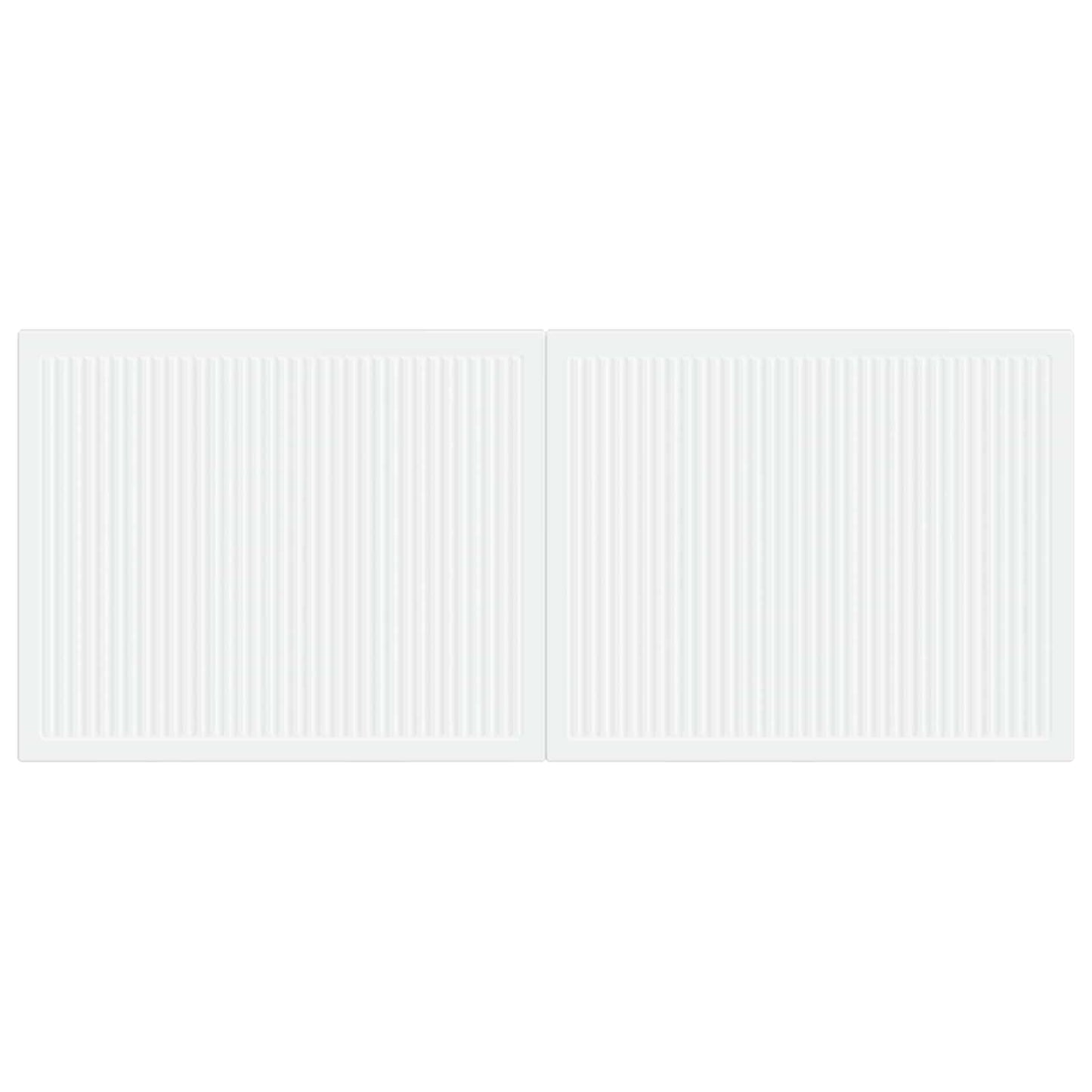 Wall-Mounted Headboard EDE White Engineered Wood
