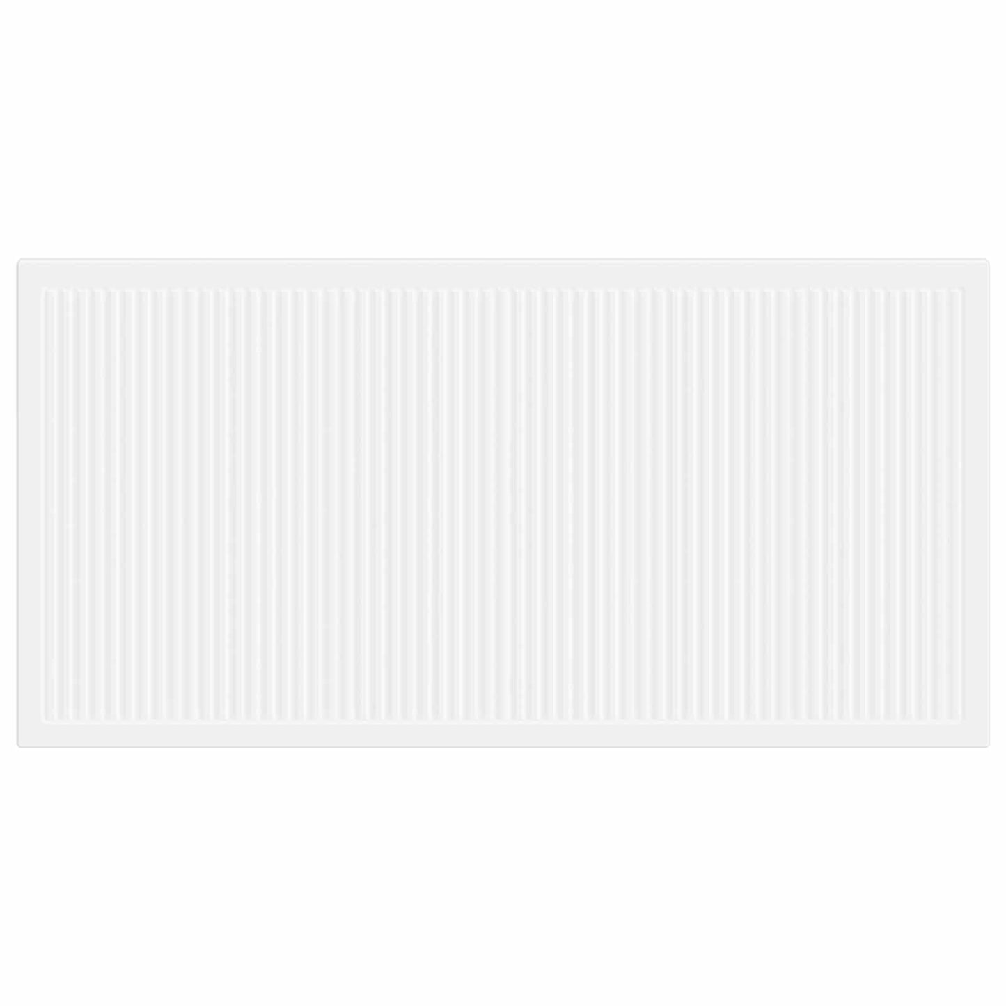 Wall-Mounted Headboard EDE White Engineered Wood
