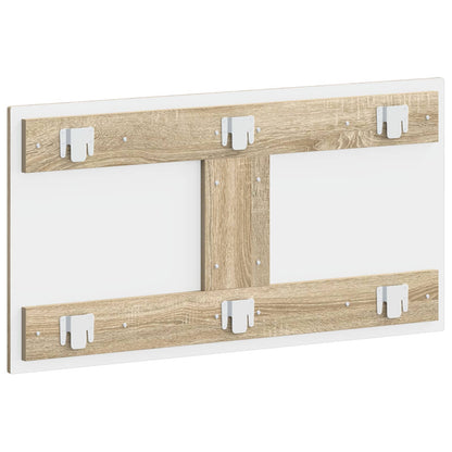 Wall-Mounted Headboard EDE Sonoma Oak Engineered Wood