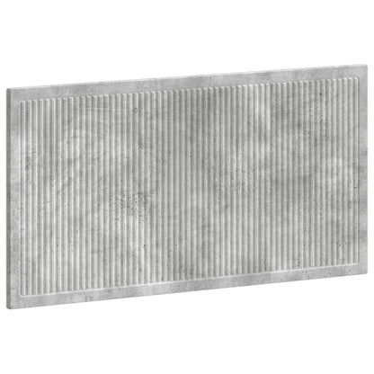 Wall-Mounted Headboard EDE Concrete Grey Engineered Wood