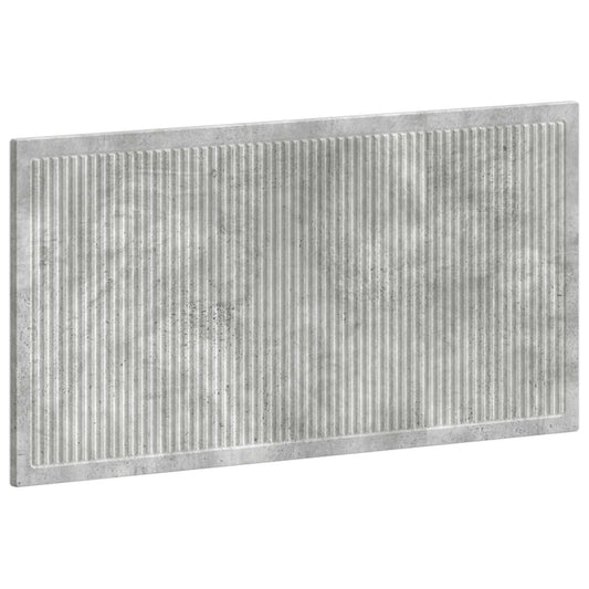 Wall-Mounted Headboard EDE Concrete Grey Engineered Wood