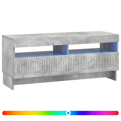 LED TV Cabinet Concrete Grey Engineered Wood