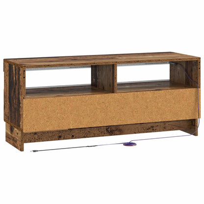 LED TV Cabinet Old Wood Engineered Wood