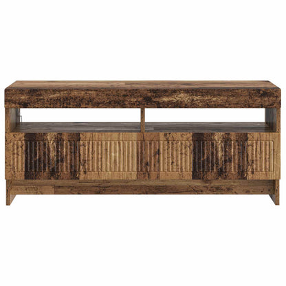 LED TV Cabinet Old Wood Engineered Wood