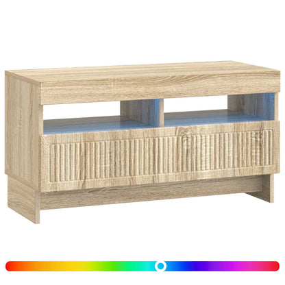LED TV Cabinet Sonoma Oak Engineered Wood