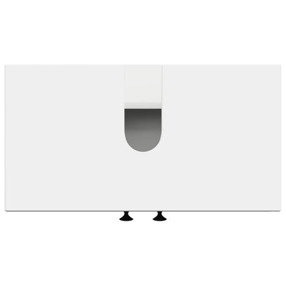 Bathroom Sink Cabinet ALKMAAR White 59.5 x 31.5x 59 cm