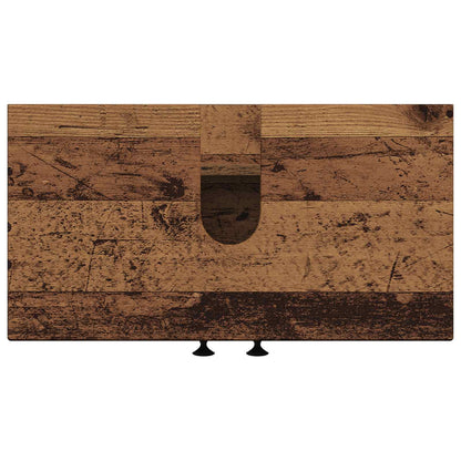 Bathroom Sink Cabinet ALKMAAR Old Wood 59.5 x 31.5x 59 cm