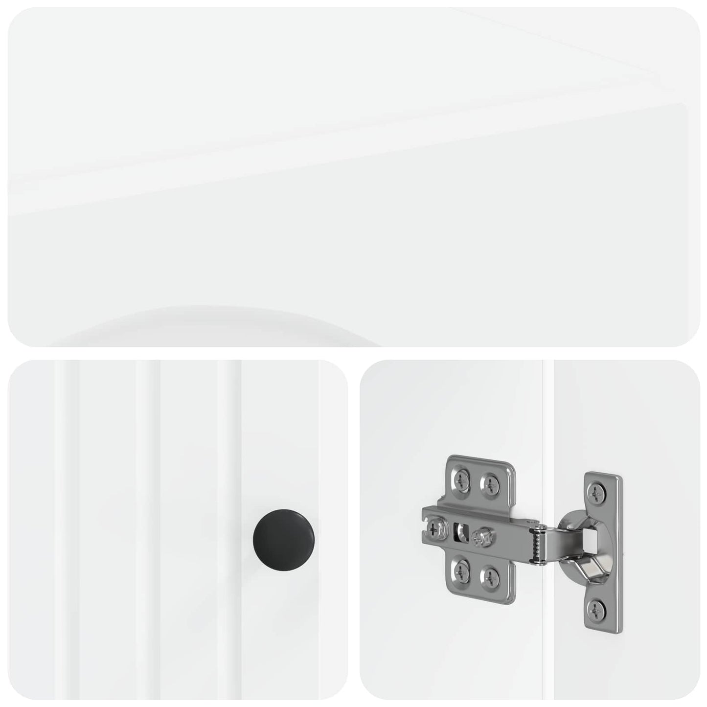Bathroom Wall Cabinet ALKMAAR White 30 x 31 x 59 cm