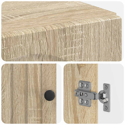 Bathroom Wall Cabinet ALKMAAR Sonoma Oak 30 x 31 x 59 cm
