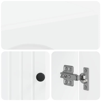 Bathroom Storage Cainet ALKMAAR White 30 x 31 x 80 cm