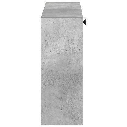 Wall-Mounted Shoe Cabinet ALKMAAR 71 x 17 x 43 cm Concrete Grey