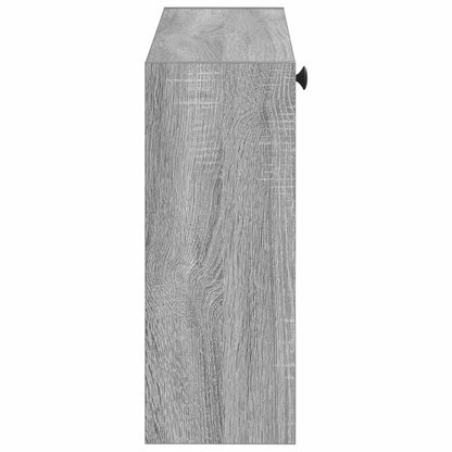 Wall-Mounted Shoe Cabinet ALKMAAR 71 x 17 x 43 cm Grey Sonoma
