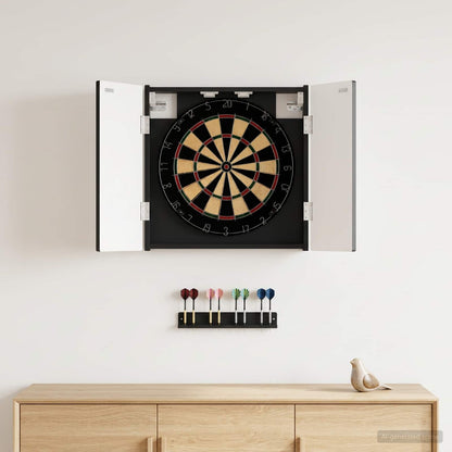 Dartboard Cabinet DELFT Black 52.5 x 10.5 x 53.5 cm
